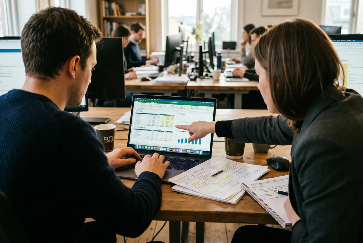 Fractional CFO embedded with a business owner in Monterey for ongoing financial partnership